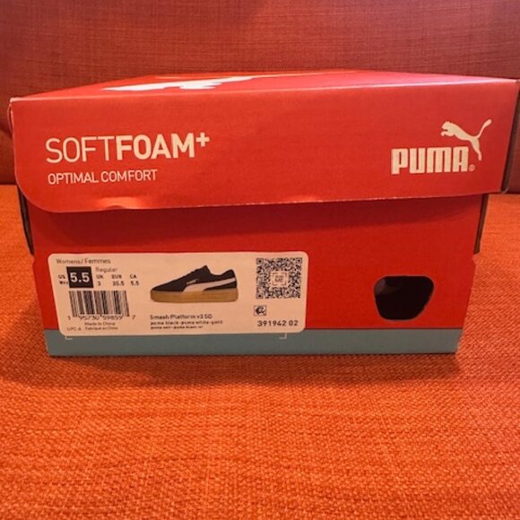 PUMA Women's Smash Platform V3 Suede Sneakers - Picture 7 of 7